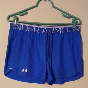 Under Armour Women's Athletic Blue Shorts Size M
